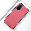 For Samsung Galaxy A72 5G / 4G Shockproof Cloth Texture PC + TPU Protective Case(Pink)