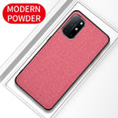 For Samsung Galaxy A72 5G / 4G Shockproof Cloth Texture PC + TPU Protective Case(Pink)