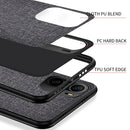 For Xiaomi Redmi K40 / K40 Pro / K40 Pro+ Shockproof Cloth Texture PC + TPU Protective Case(Blue)