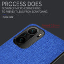 For Xiaomi Redmi K40 / K40 Pro / K40 Pro+ Shockproof Cloth Texture PC + TPU Protective Case(Blue)
