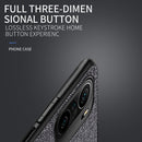 For Xiaomi Redmi K40 / K40 Pro / K40 Pro+ Shockproof Cloth Texture PC + TPU Protective Case(Blue)