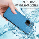 For Xiaomi Redmi K40 / K40 Pro / K40 Pro+ Shockproof Cloth Texture PC + TPU Protective Case(Blue)