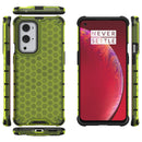 For OnePlus 9 Pro Shockproof Honeycomb PC + TPU Case(Green)