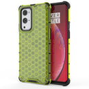 For OnePlus 9 Pro Shockproof Honeycomb PC + TPU Case(Green)