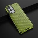 For OnePlus 9 Pro Shockproof Honeycomb PC + TPU Case(Green)