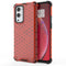 For OnePlus 9 Pro Shockproof Honeycomb PC + TPU Case(Red)
