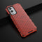For OnePlus 9 Pro Shockproof Honeycomb PC + TPU Case(Red)