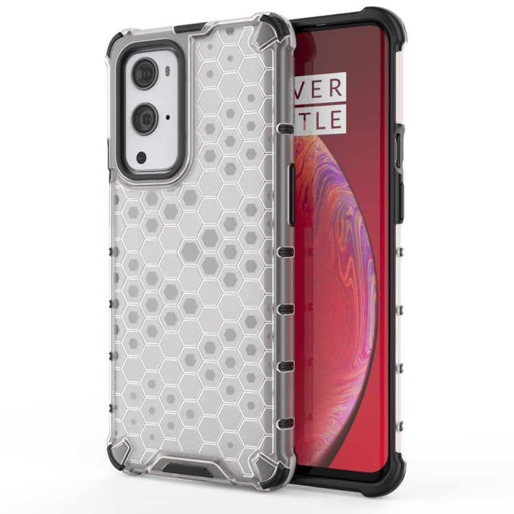 For OnePlus 9 Pro Shockproof Honeycomb PC + TPU Case(White)