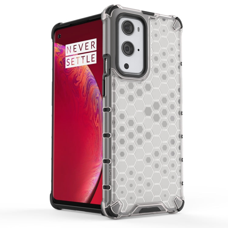 For OnePlus 9 Pro Shockproof Honeycomb PC + TPU Case(White)