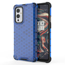 For OnePlus 9 Shockproof Honeycomb PC + TPU Case(Blue)