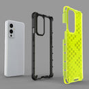 For OnePlus 9 Shockproof Honeycomb PC + TPU Case(Blue)