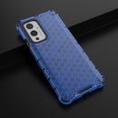 For OnePlus 9 Shockproof Honeycomb PC + TPU Case(Blue)