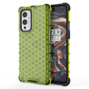 For OnePlus 9 Shockproof Honeycomb PC + TPU Case(Green)