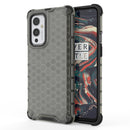 For OnePlus 9 Shockproof Honeycomb PC + TPU Case(Black)