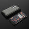 For OnePlus 9 Shockproof Honeycomb PC + TPU Case(Black)
