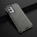 For OnePlus 9 Shockproof Honeycomb PC + TPU Case(Black)