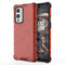 For OnePlus 9 Shockproof Honeycomb PC + TPU Case(Red)