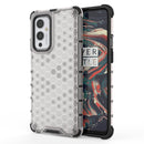 For OnePlus 9 Shockproof Honeycomb PC + TPU Case(White)