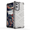 For OnePlus 9 Shockproof Honeycomb PC + TPU Case(White)