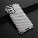 For OnePlus 9 Shockproof Honeycomb PC + TPU Case(White)