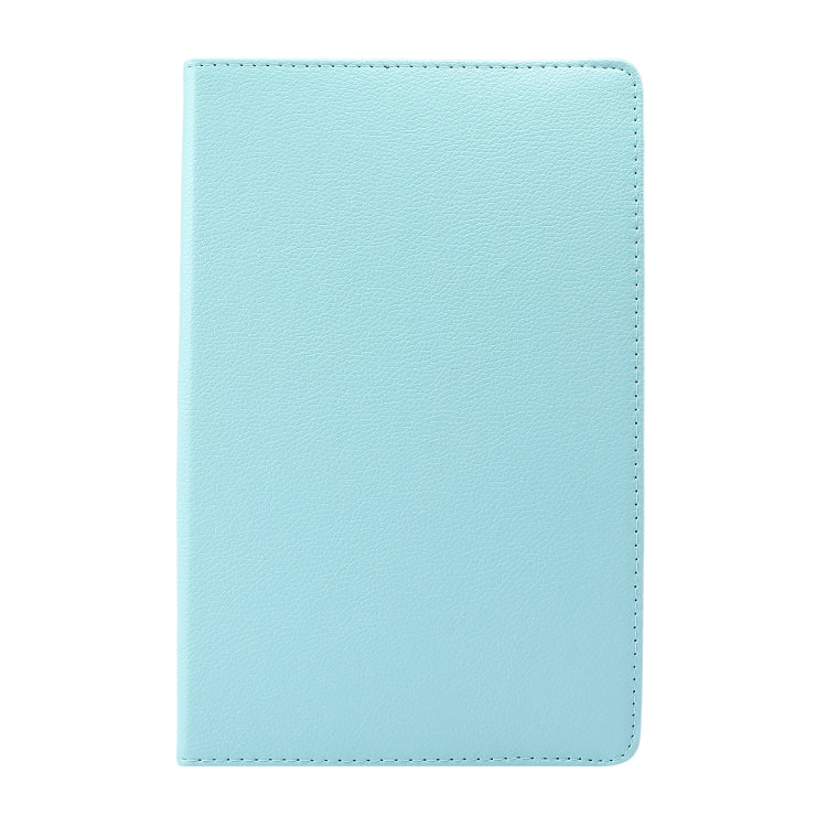 For Lenovo Tab M10 Plus 10.3 360 Degree Rotation Litchi Texture Flip Leather Case with Holder(Sky Blue)