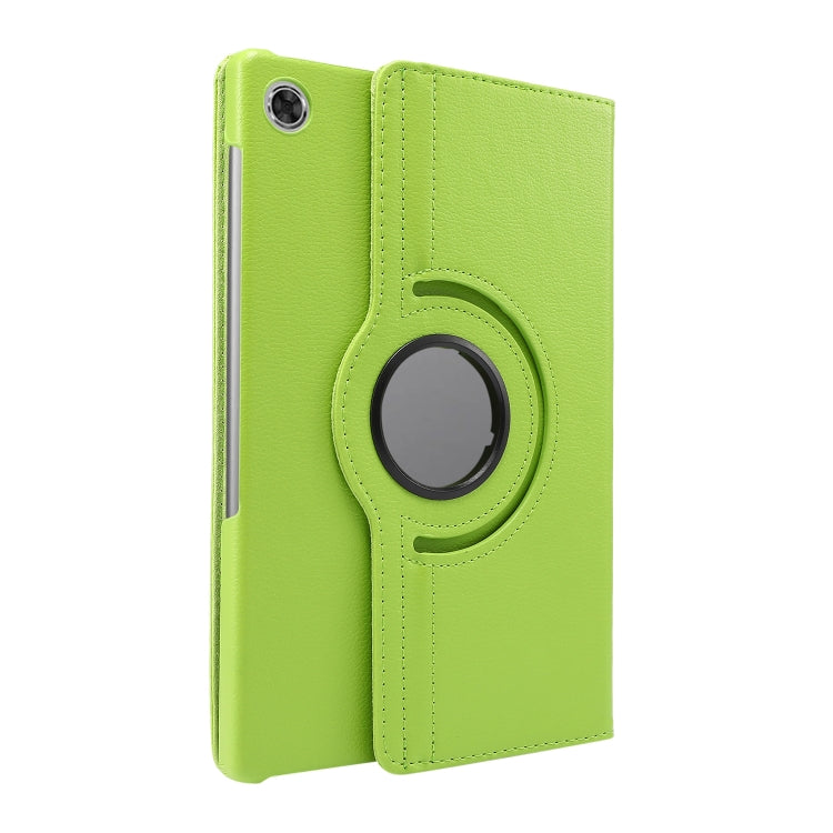 For Lenovo Tab M10 Plus 10.3 360 Degree Rotation Litchi Texture Flip Leather Case with Holder(Green)
