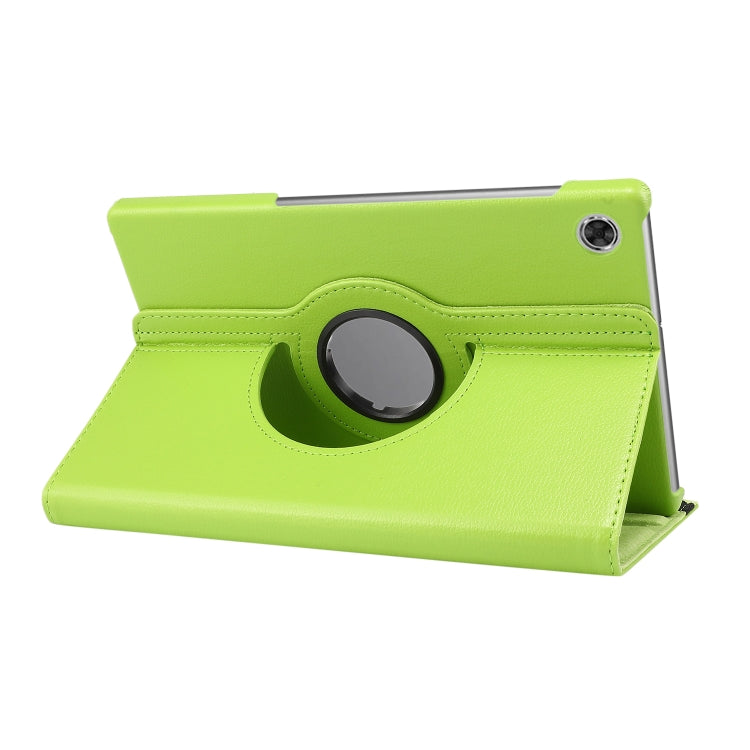 For Lenovo Tab M10 Plus 10.3 360 Degree Rotation Litchi Texture Flip Leather Case with Holder(Green)