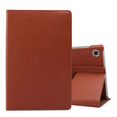 For Lenovo Tab M10 Plus 10.3 360 Degree Rotation Litchi Texture Flip Leather Case with Holder(Brown)