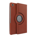 For Lenovo Tab M10 Plus 10.3 360 Degree Rotation Litchi Texture Flip Leather Case with Holder(Brown)