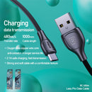 Remax RC-160M 2.1A Micro USB Lesu Pro Series Charging Data Cable, Length: 1m(Black)
