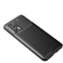 For OPPO Realme GT 5G Carbon Fiber Texture Shockproof TPU Case(Black)