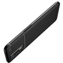For OPPO Realme GT 5G Carbon Fiber Texture Shockproof TPU Case(Black)
