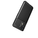 For OPPO Realme GT 5G Carbon Fiber Texture Shockproof TPU Case(Blue)