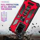 For Samsung Galaxy S20 Ultra Shockproof TPU + PC Magnetic Protective Case with Holder(Gold)