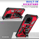 For Samsung Galaxy S20 Ultra Shockproof TPU + PC Magnetic Protective Case with Holder(Gold)