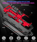 For Samsung Galaxy S20 Ultra Shockproof TPU + PC Magnetic Protective Case with Holder(Gold)