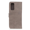 For Xiaomi Redmi Note 10 Pro KHAZNEH Cowhide Texture Horizontal Flip Leather Case with Holder & Card Slots & Wallet(Khaki)