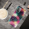 For Samsung Galaxy A32 4G Shockproof Painted Transparent TPU Protective Case(Fluorescent Branches)