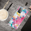 For Samsung Galaxy A32 4G Shockproof Painted Transparent TPU Protective Case(Color Quartet)