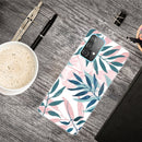 For Samsung Galaxy A32 4G Shockproof Painted Transparent TPU Protective Case(INS Green Grass)