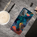 For Samsung Galaxy A32 4G Shockproof Painted Transparent TPU Protective Case(Watercolor Ink)