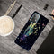 For Samsung Galaxy A32 4G Shockproof Painted Transparent TPU Protective Case(Colorful Feathers)