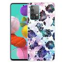 For Samsung Galaxy A32 4G Shockproof Painted Transparent TPU Protective Case(Starry Chrysanthemum)