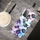 For Samsung Galaxy A32 4G Shockproof Painted Transparent TPU Protective Case(Starry Chrysanthemum)