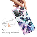 For Samsung Galaxy A32 4G Shockproof Painted Transparent TPU Protective Case(Starry Chrysanthemum)
