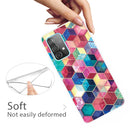 For Samsung Galaxy A32 4G Shockproof Painted Transparent TPU Protective Case(Plant Six Sides)