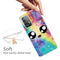 For Samsung Galaxy A32 4G Shockproof Painted Transparent TPU Protective Case(Starry Cute Cat)