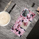For Samsung Galaxy A32 4G Shockproof Painted Transparent TPU Protective Case(Envelope Rose)