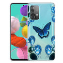 For Samsung Galaxy A32 4G Shockproof Painted Transparent TPU Protective Case(Dream Butterfly)