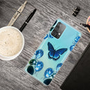 For Samsung Galaxy A32 4G Shockproof Painted Transparent TPU Protective Case(Dream Butterfly)